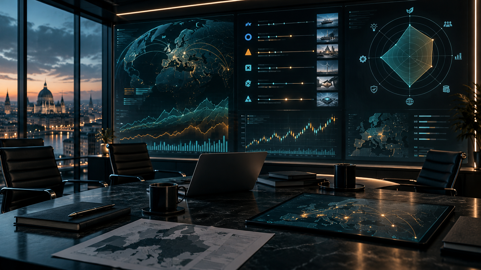 Predictive market intelligence war room